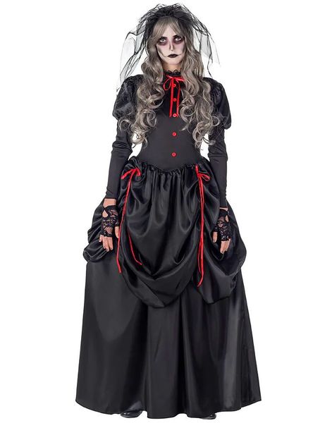 Black Widow - Gotisk Kostyme til Dame