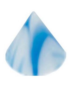 Storm Spike Blue/White - 3 mm Akrylkula till 1,2 mm stång