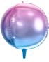 Lila och Blå Ombre Orbz Folieballong 35 cm