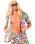 Blomstrete Hawaii Skjorte med Hodeskaller
