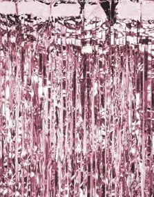 Guldfärgad Rose Partygardin/Glittergardin 100x200 cm