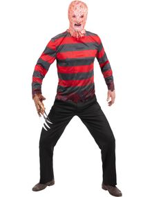 Lisensiert Nightmare on Elm Street Freddy Krueger Kostyme til Herre