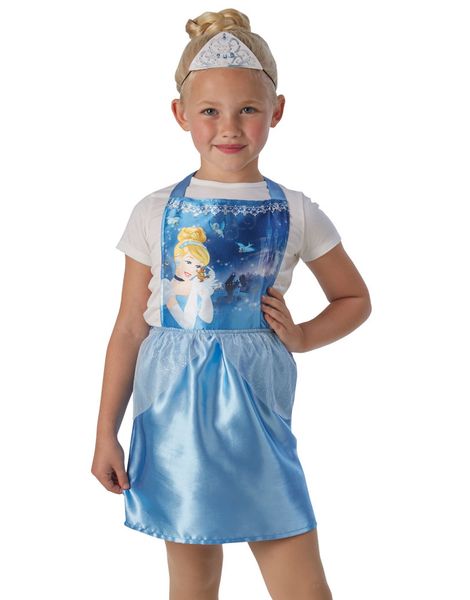Licensierad Disney Cinderella Dräkt till Barn - Strl 3-6 ÅR