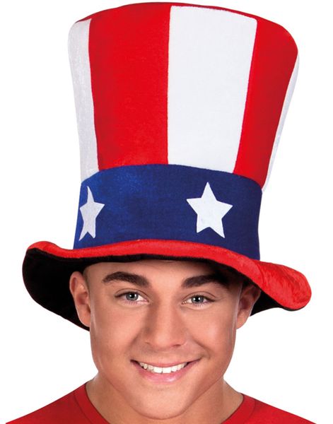 Uncle Sam – Höghatt med USA Flagg