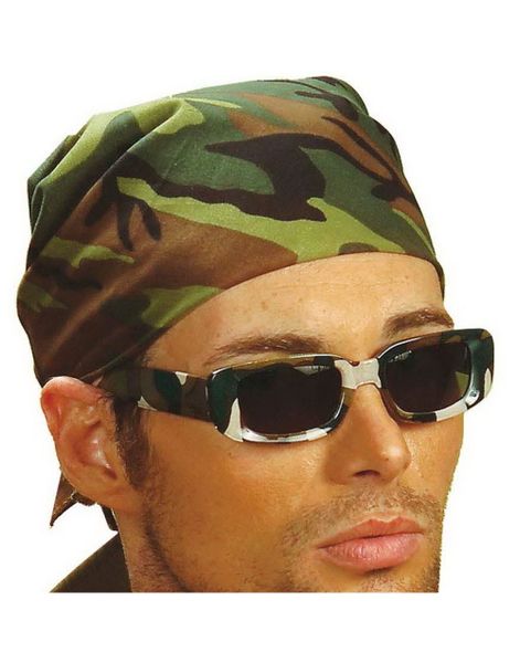 Militärmönstrad Bandana
