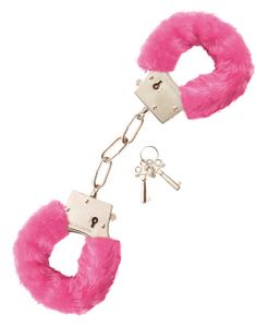 Handklovar med Rosa Pälstyg 