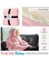 Snug Rug Eskimo Sherpa Fleece Hoodie i Rosa
