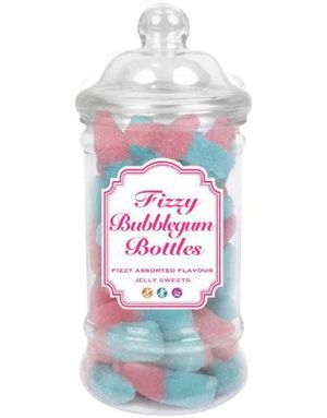 Zed Candy Fizzy Bubblegum Bottles Boutique Jar - Sprudlande Bubblegum Colaflaskor i Fin Burk 300 gram