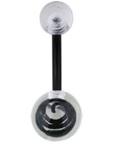 Hypnotize The World Svart Navelpiercing