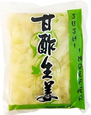 Sushi Ginger Natural - Konservert Ingefær 200 gram
