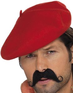 Röd Beret Hatt
