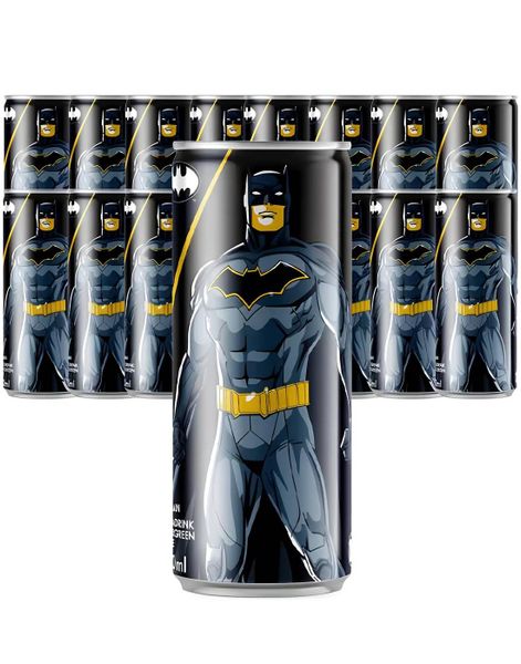 24 stk Batman Brus med Grønn Eplesmak - Helt Brett 24x250 ml