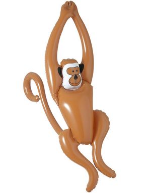 Uppblåsbar Apa - 90 cm