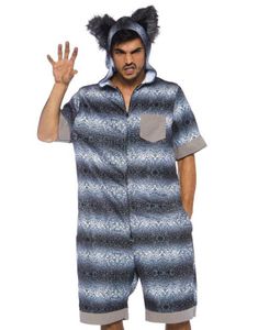 Big Bad Wolf - Jumpsuit med Hette