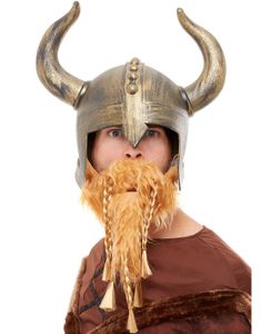 Vikingahjälm med Skägg