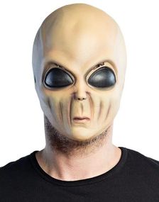 Alien Latexmaske med Stora Ögon