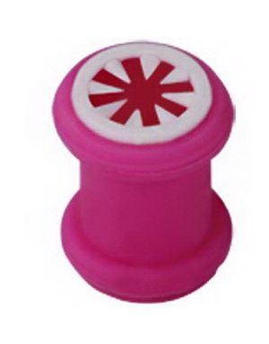 Monster Rims - Rosa och Vit Piercing Tunnel