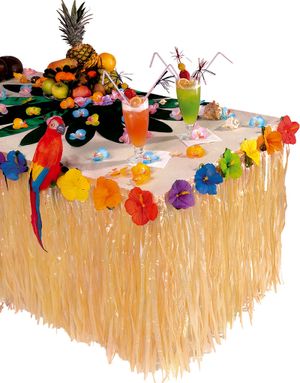 Hawaii Bordskjol med Blommor 275x75 cm