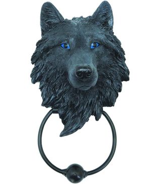 Dark Guardian - Varg-Formad Portklapp 23 cm