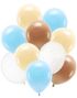 Ballongsett med 10 Stk Gjennomsiktige og Pastellfargede Ballonger