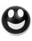 Happy Face - Svart Akrylkula