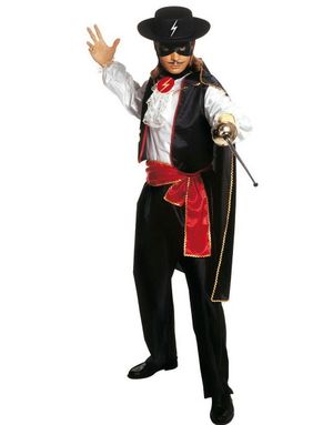 El Zorro Inspirerad - Dräkt