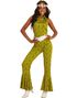 70-tals Groovy Vibe Jumpsuit-dräkt