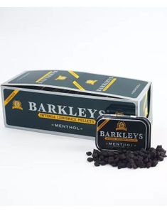 12 st Barkleys Liquorice Pellets Menthol - Intense Små Lakritsdrops med Mentolsmak - Hel Låda