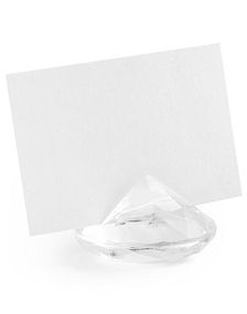 10 stk KLARA Diamant Bordskorthållare 4 cm