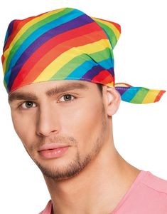 Randig Rainbow Bandana