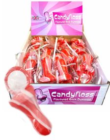 24 stk McAdams Candy Floss Flavoured Rock Dummie/Smokk - Hel Eske
