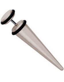 Fake Expander Metallic White - Fejkpiercing