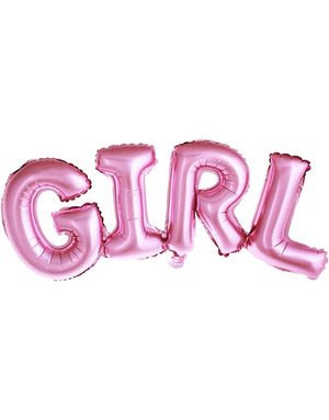 GIRL - Folieballong för Luft 36 cm