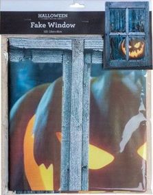 Pumpkin - Vindus Dekorasjon 120x80 cm