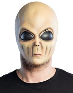Alien Latexmaske med Stora Ögon