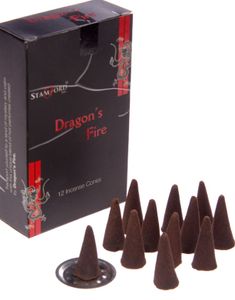 Dragons Fire - 12 stk Stamford Black Rökelsekuber