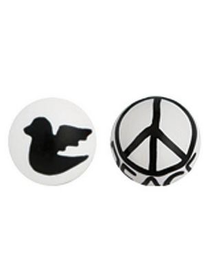 Peace - Vit Akrylkula