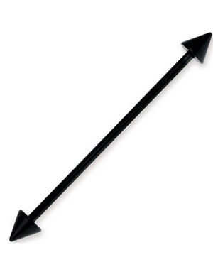 Double Spike - Svart Örbarbell
