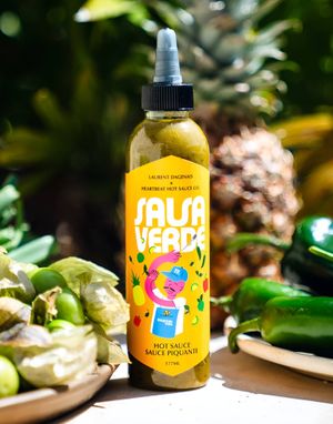 Heartbeat Hotsauce Salsa Verde - Mild Sterk Smaksrik Salsa med Serrano, Jalapeño og Poblano Chili 177 ml (Canada)