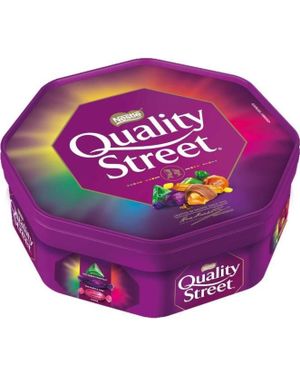 Stor Quality Street Choklad och Toffee i Praktisk Plastlåda 600g