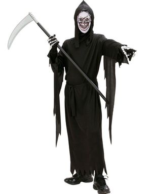 Herr Skräck Barnkostym med mask