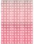 Tosidig Rosa Waffle Folie Ballong for Backdrop/Bakgrunn 55x110 cm
