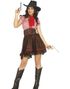 Cowgirl Kostymekjole med Belte - L