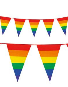 Rainbow Banner med Stora Vimplar 8 Meter