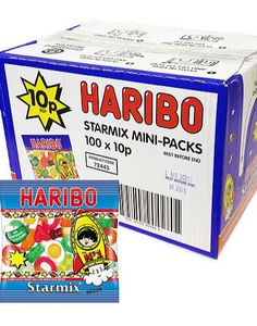 100 stk Haribo Starmix Minis 16 gram
