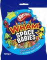 Barratt Wham Space Babies - Extremt Surt Skumgodis med Fruktsmaker 100 Gram