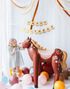Hest med Blomster Folie Ballong 110x126 cm - Flowers & Horses Party