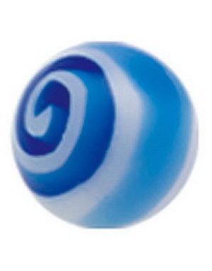 Hypnotize Me Blue - 3 mm Akrylkula till 1,2 mm stång