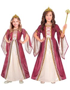 Middelaldersk Prinsessekostyme til Jente