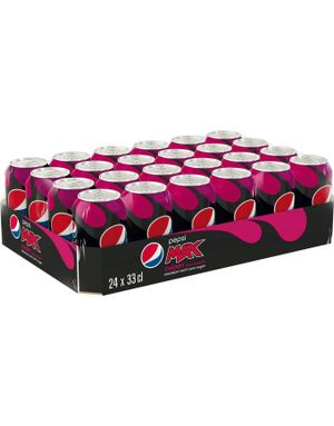 24 st Pepsi Max Cherry - Sockerfri Läsk - Hel Låda 24 x 330 ml (USA)